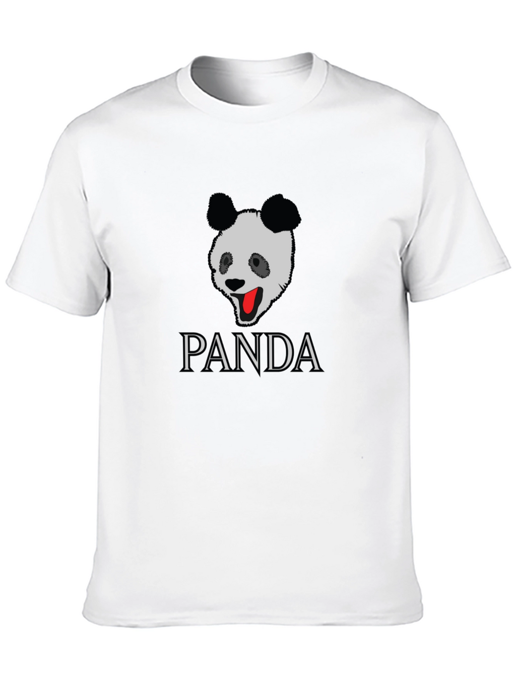 PANDA Graphic Tee - Stylish Black T-Shirt