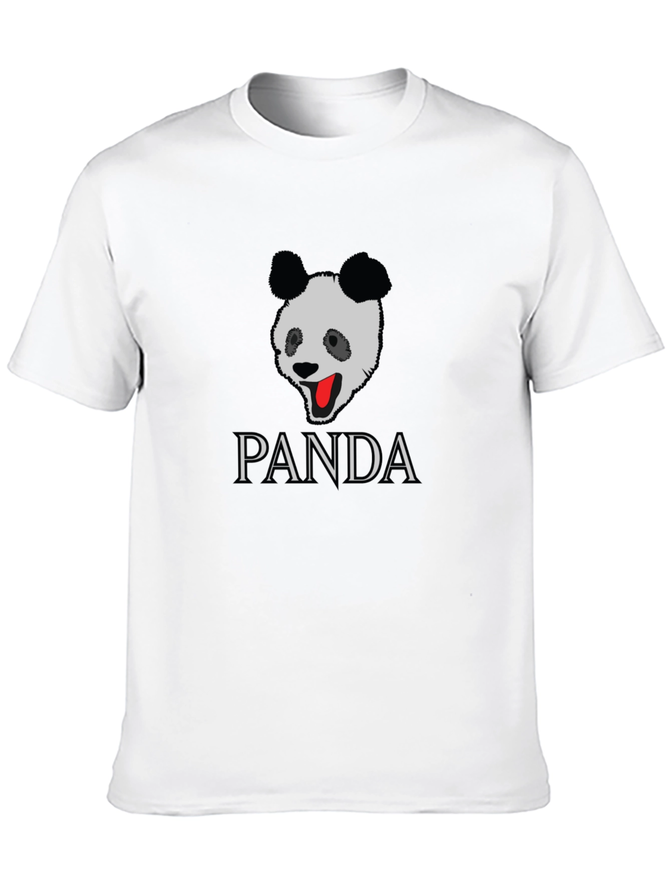 PANDA Graphic Tee - Stylish Black T-Shirt