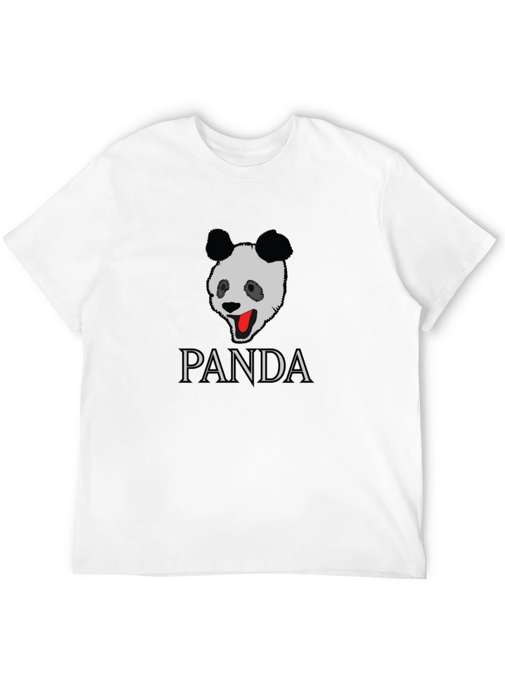 PANDA Graphic Tee - Stylish Black T-Shirt