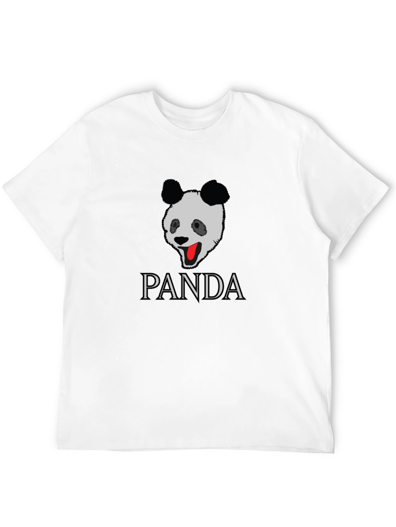 PANDA Graphic Tee - Stylish Black T-Shirt