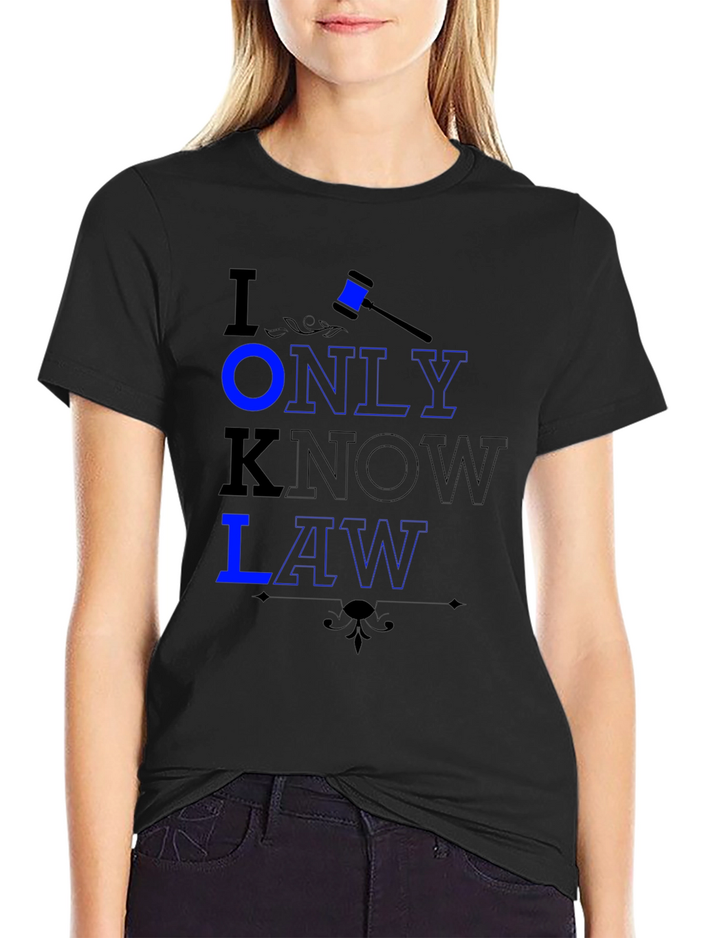 I Only Know Law Graphic Tee - Lawyer Gift
