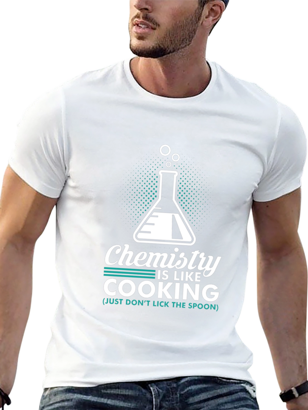 Chemistry is Like Cooking Black T-Shirt