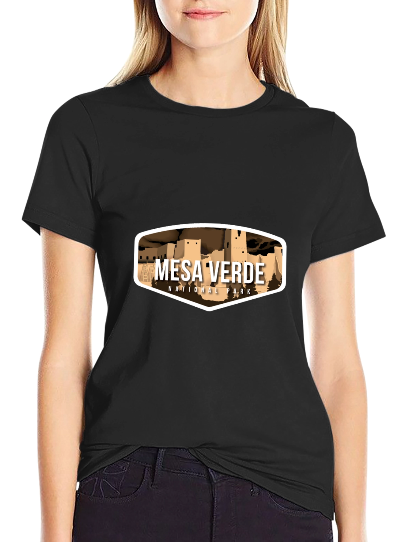 Mesa Verde National Park Black T-Shirt