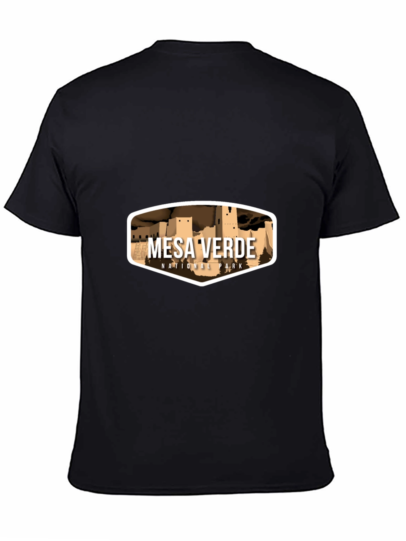Mesa Verde National Park Black T-Shirt
