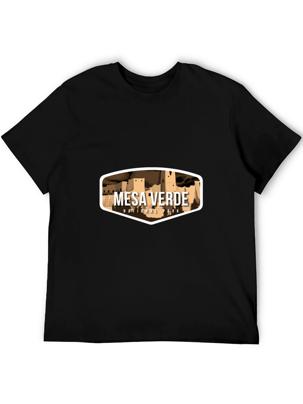 Mesa Verde National Park Black T-Shirt