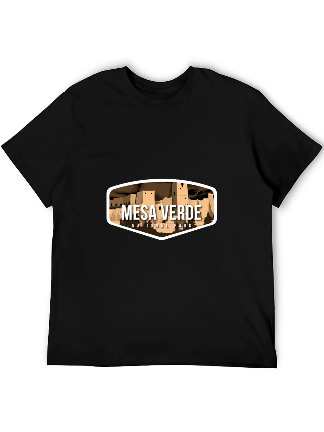 Mesa Verde National Park Black T-Shirt