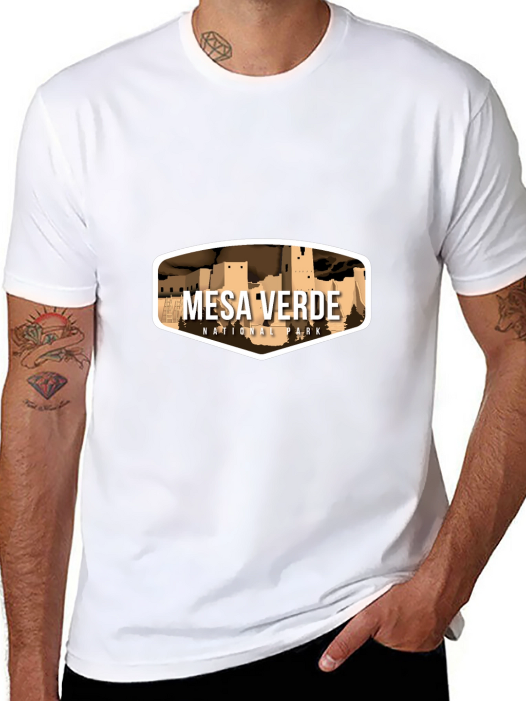 Mesa Verde National Park Black T-Shirt
