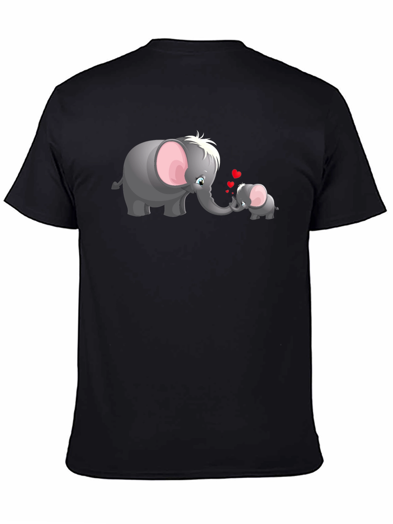 Elephant Love Graphic Tee - Cute Family T-Shirt
