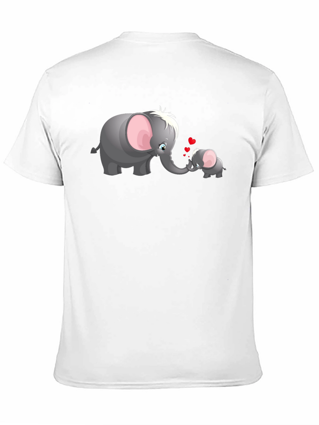 Elephant Love Graphic Tee - Cute Family T-Shirt