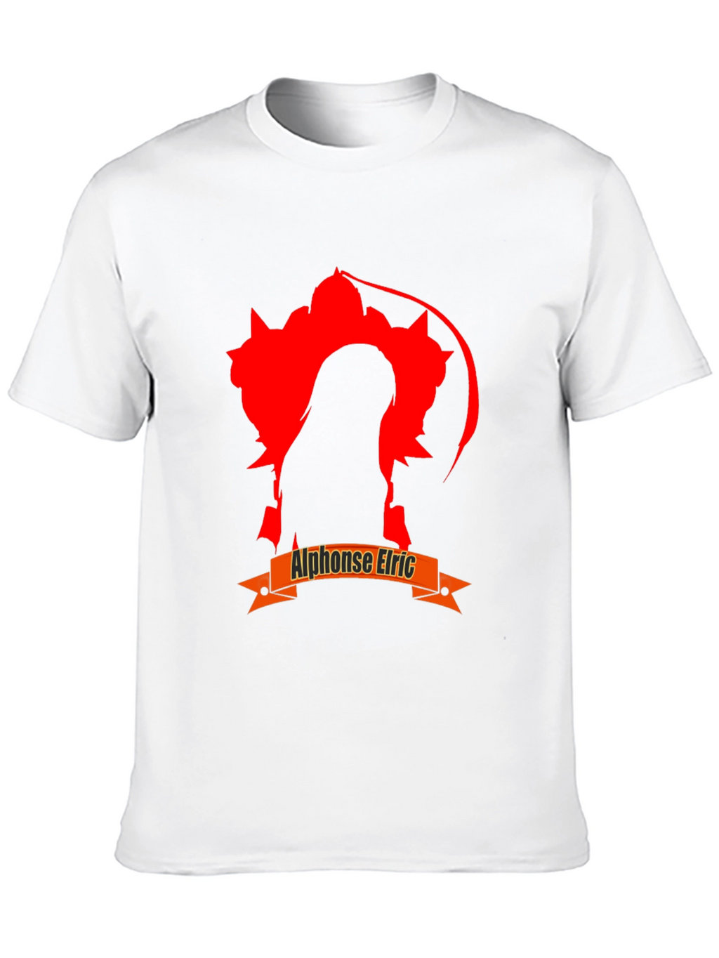 Alphonse Elric Anime Black T-Shirt
