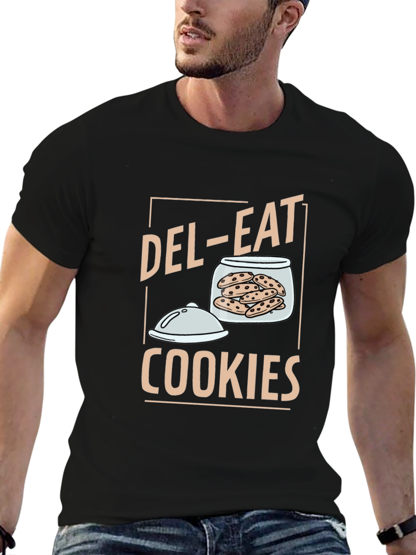 Del-eat Cookies Black T-Shirt
