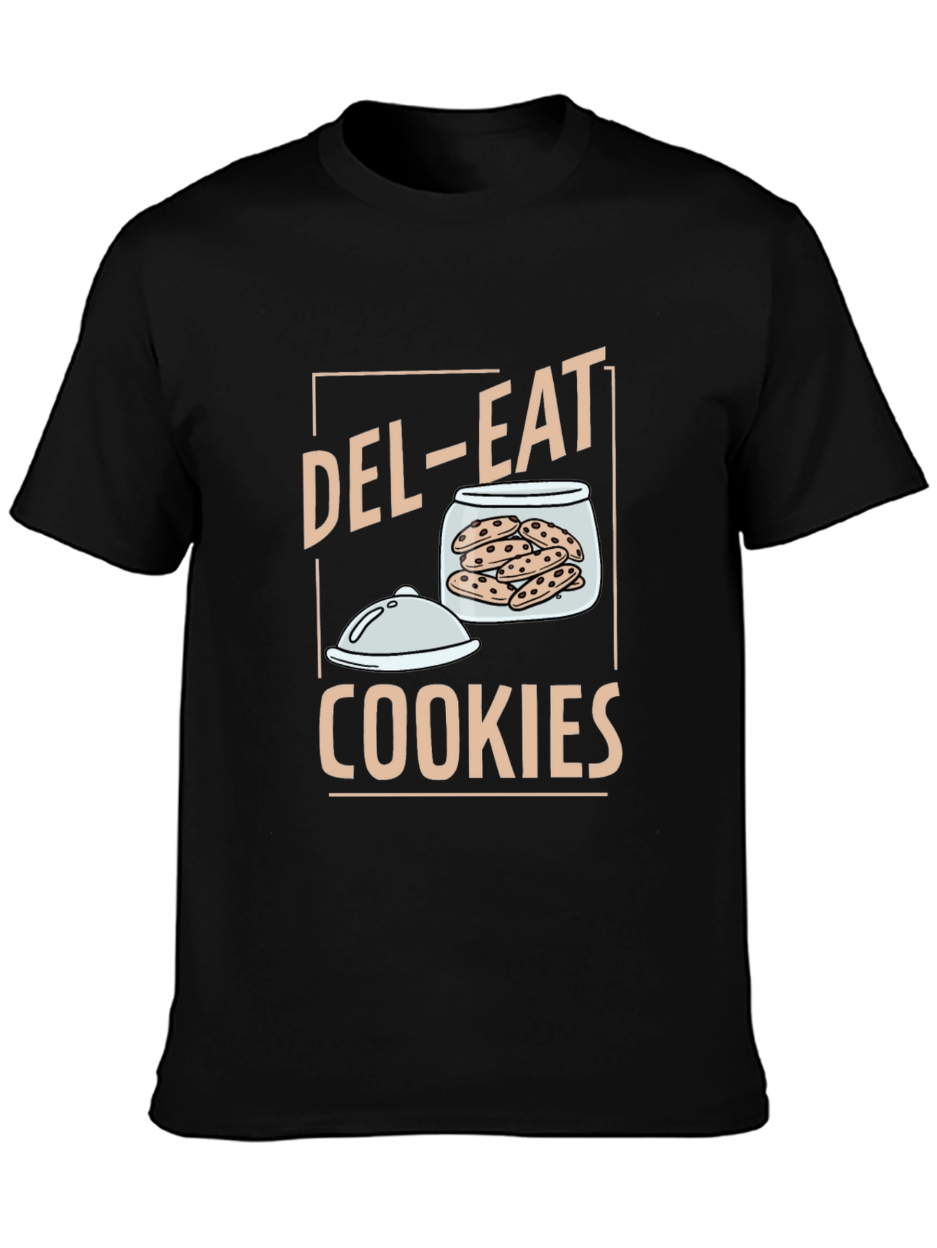 Del-eat Cookies Black T-Shirt