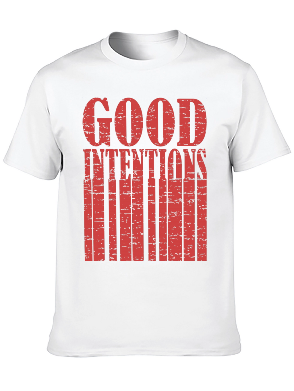 Good Intentions Graphic Print Black T-Shirt
