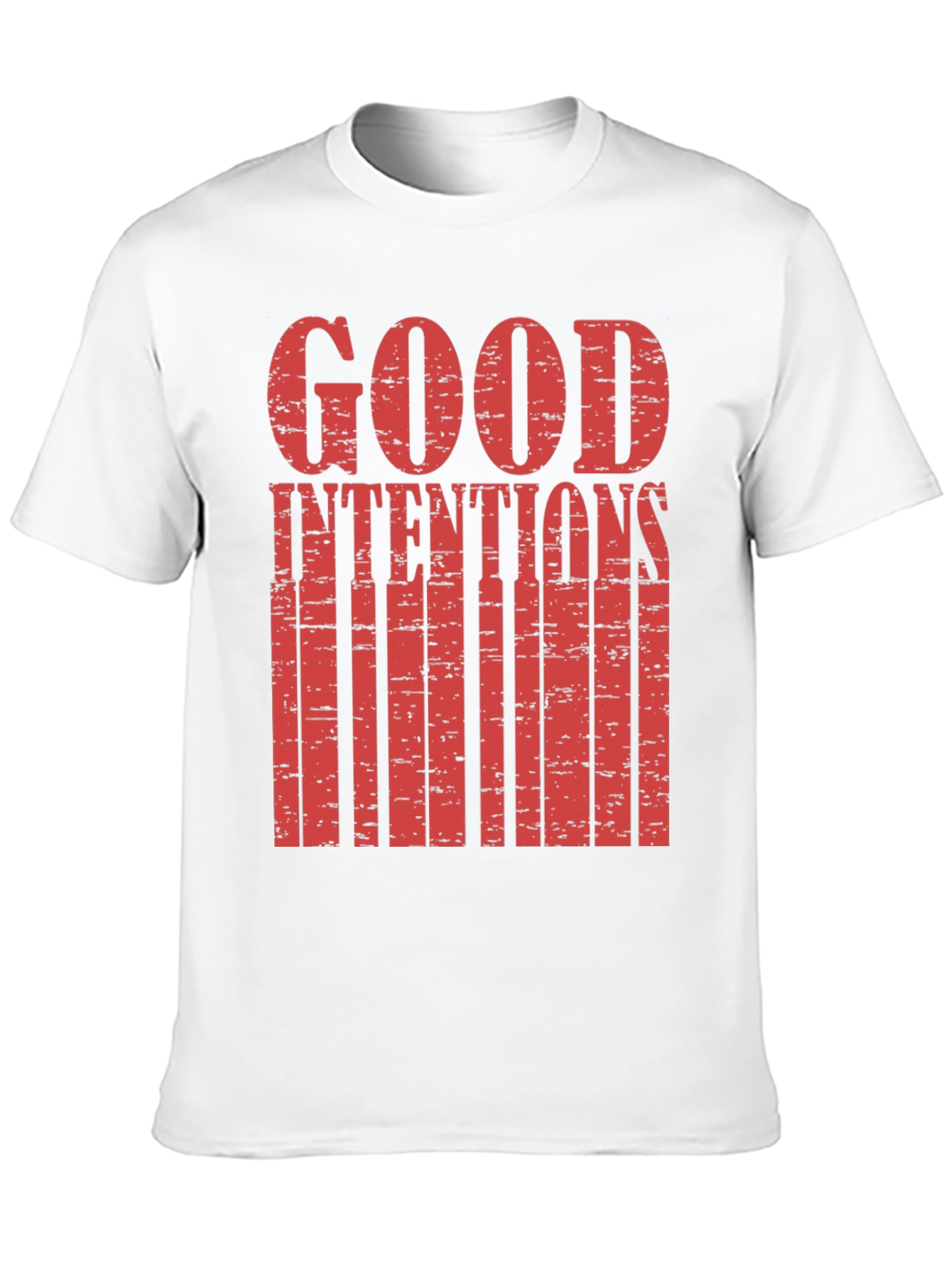 Good Intentions Graphic Print Black T-Shirt