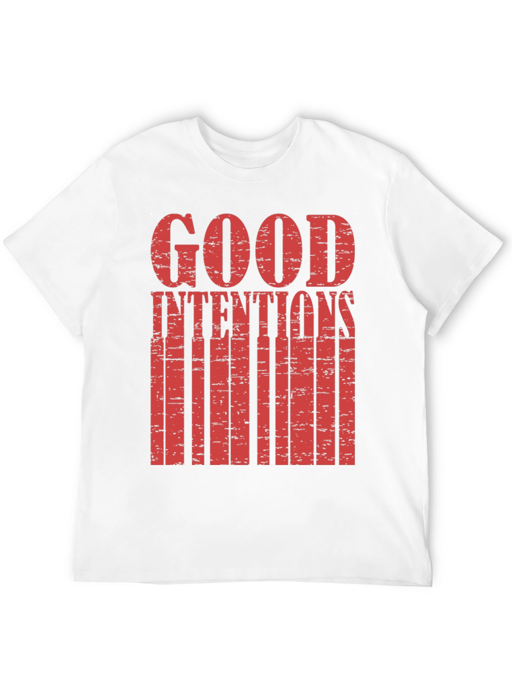 Good Intentions Graphic Print Black T-Shirt
