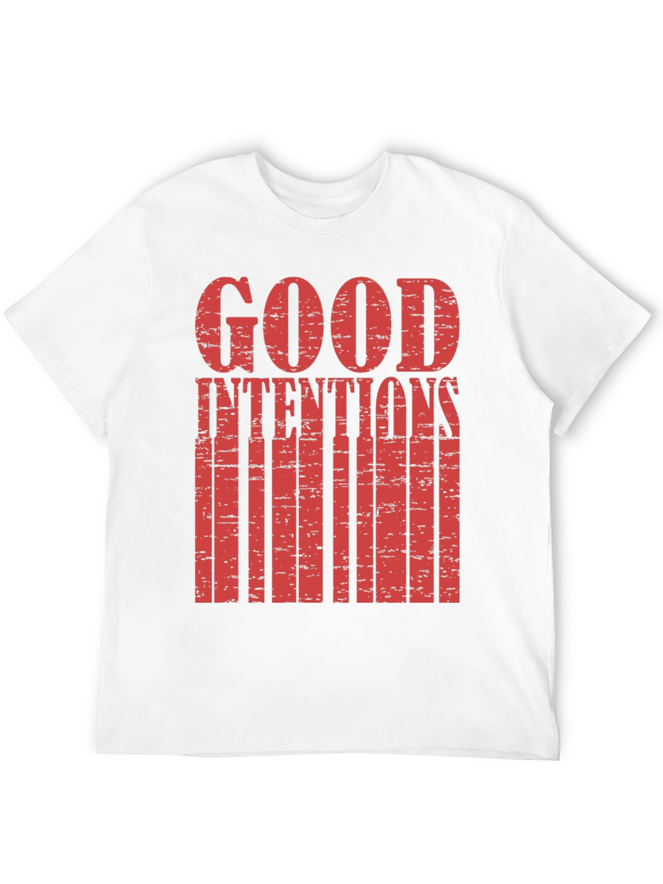 Good Intentions Graphic Print Black T-Shirt
