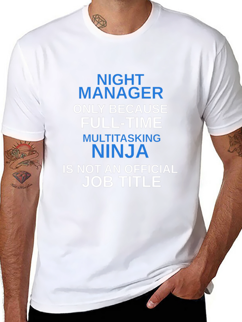Night Manager Multitasking Ninja T-Shirt