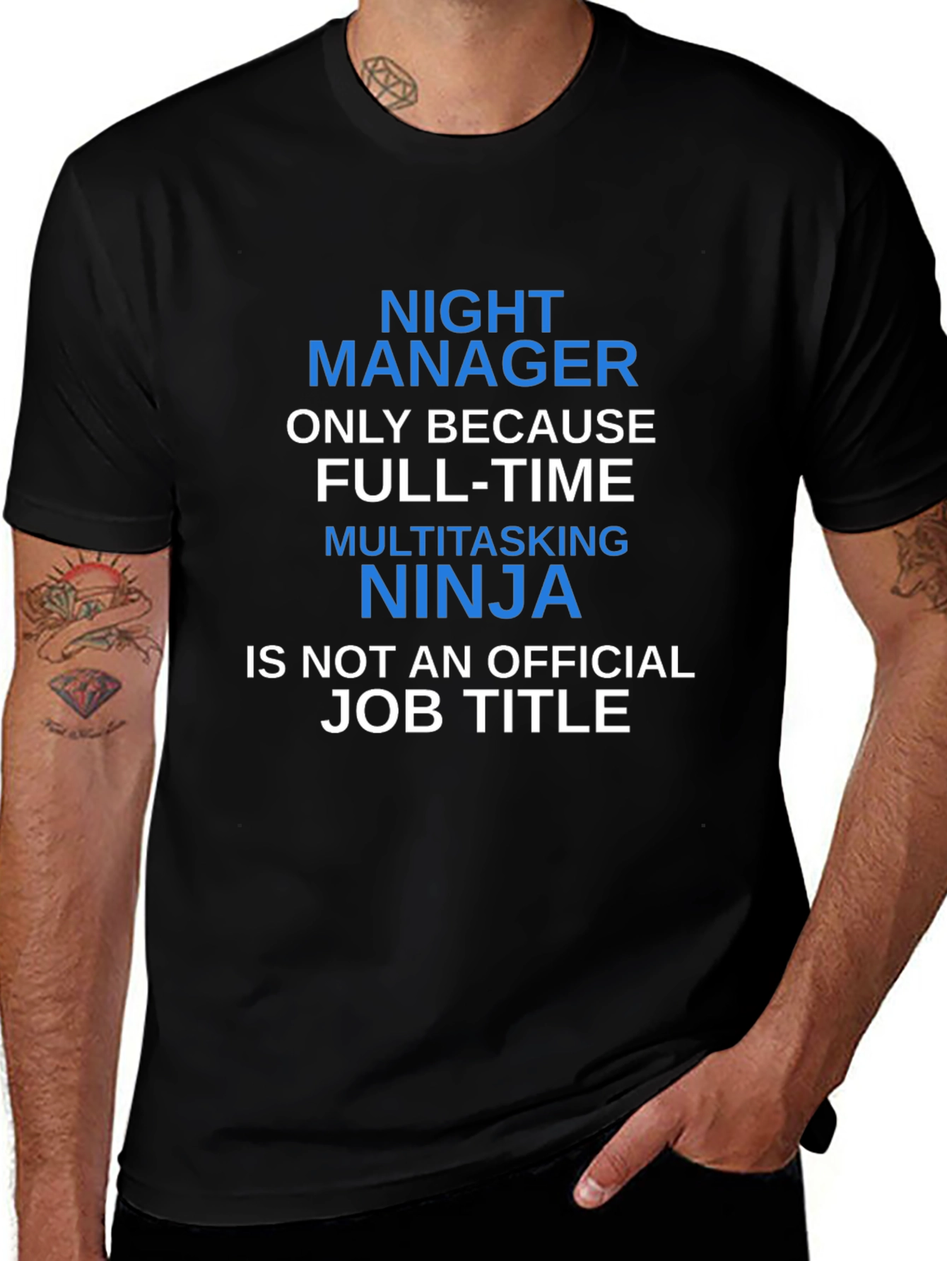 Night Manager Multitasking Ninja T-Shirt