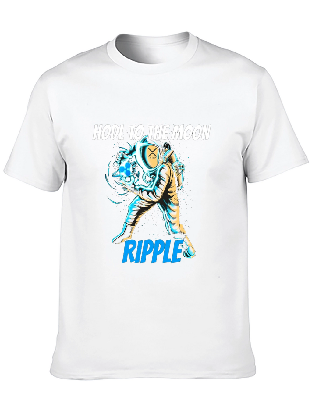 HODL to the Moon XRP Ripple Crypto T-Shirt