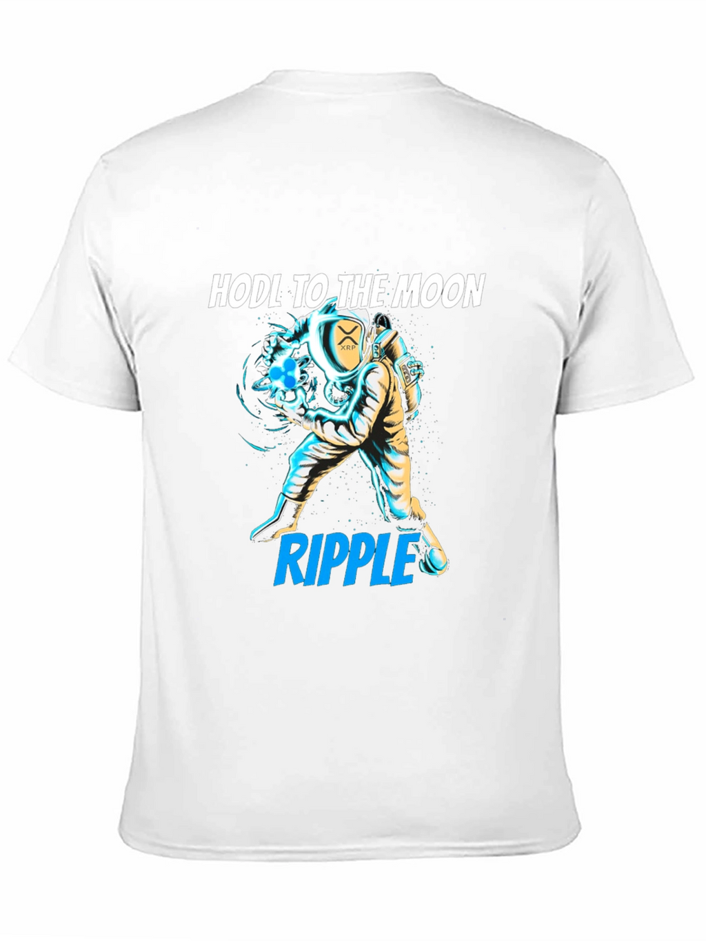 HODL to the Moon XRP Ripple Crypto T-Shirt