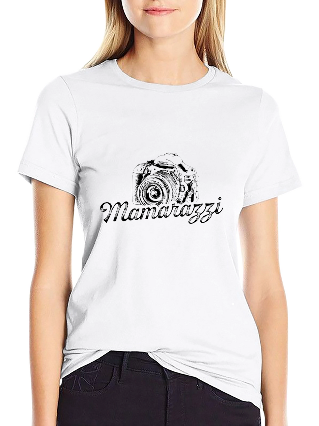 Mamarazzi Camera Black T-Shirt