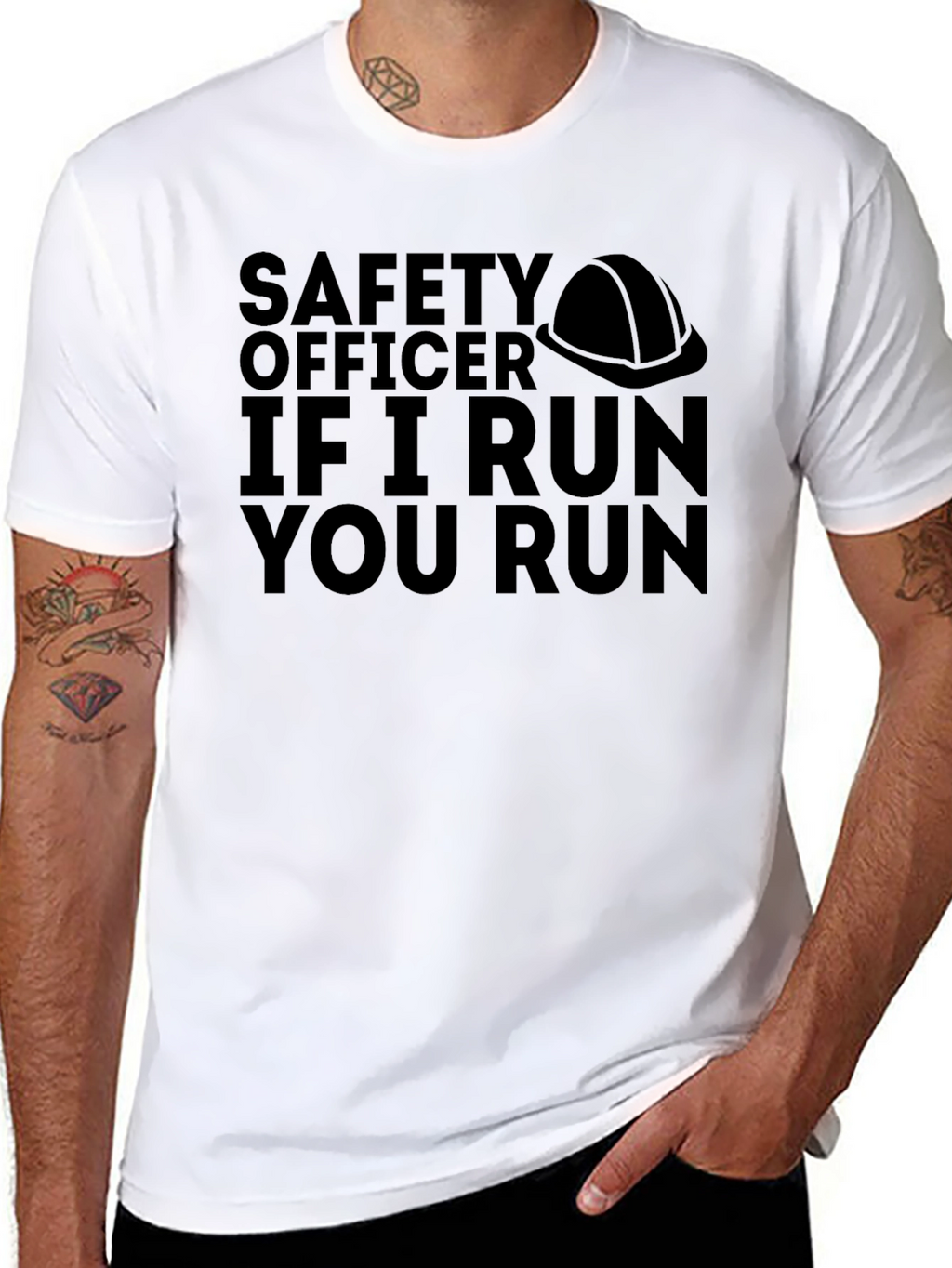 Safety Officer Funny T-Shirt Run