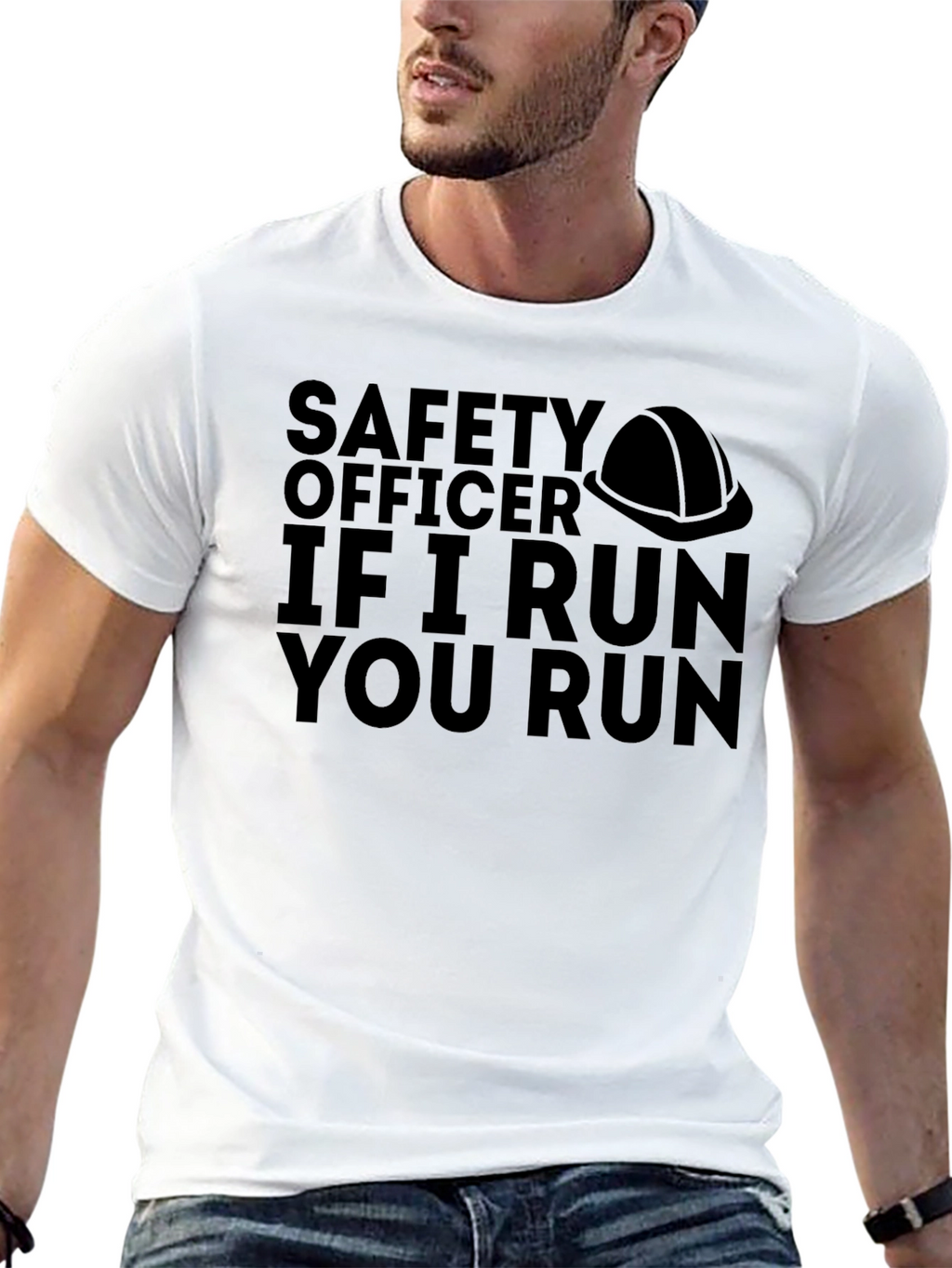 Safety Officer Funny T-Shirt Run