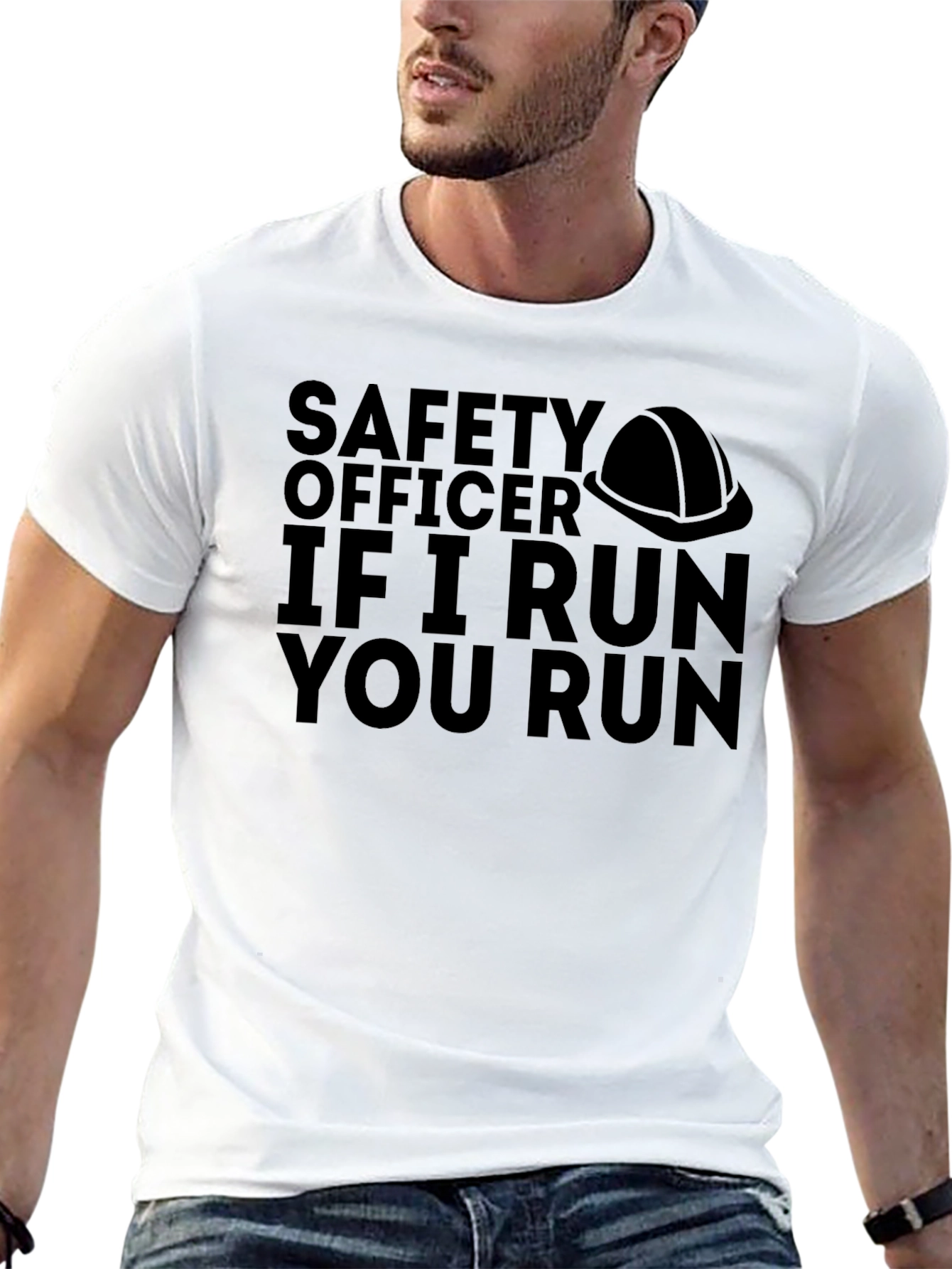 Safety Officer Funny T-Shirt Run