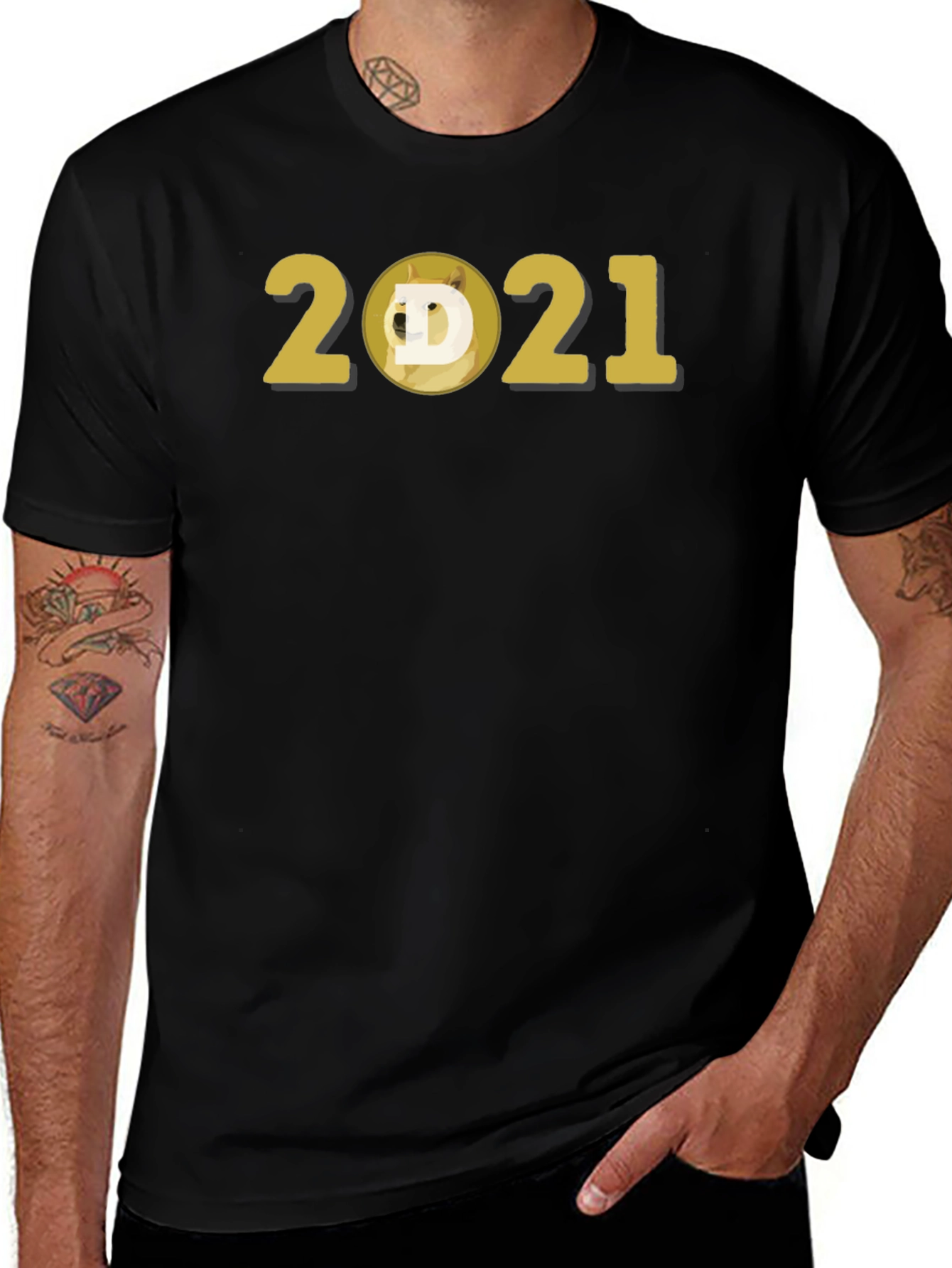 Doge 2021 Graphic Tee - Crypto Meme Shirt