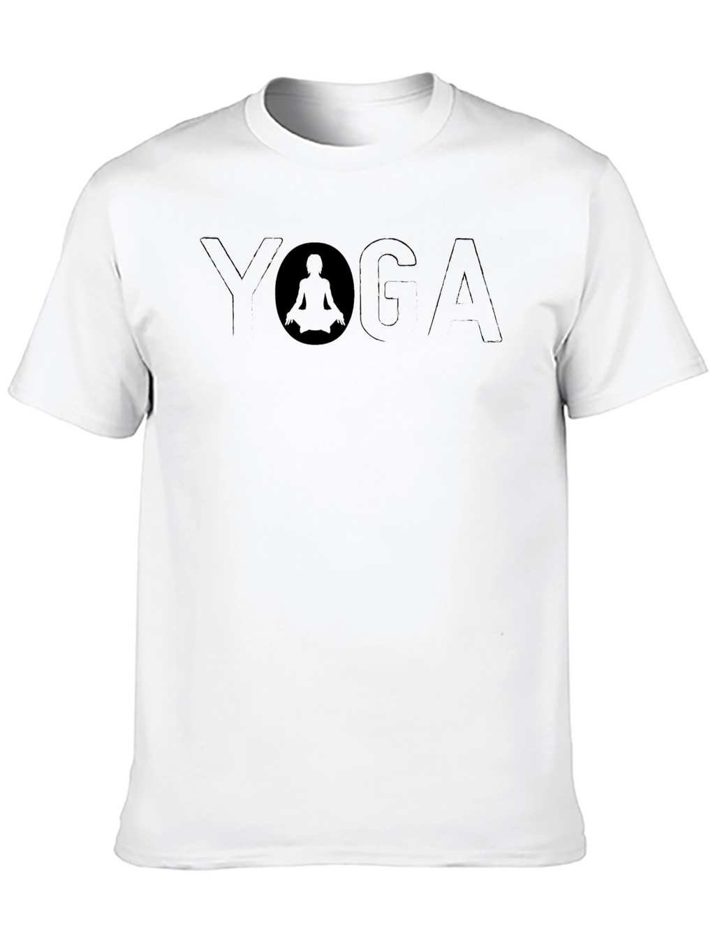 Yoga Graphic Black T-Shirt