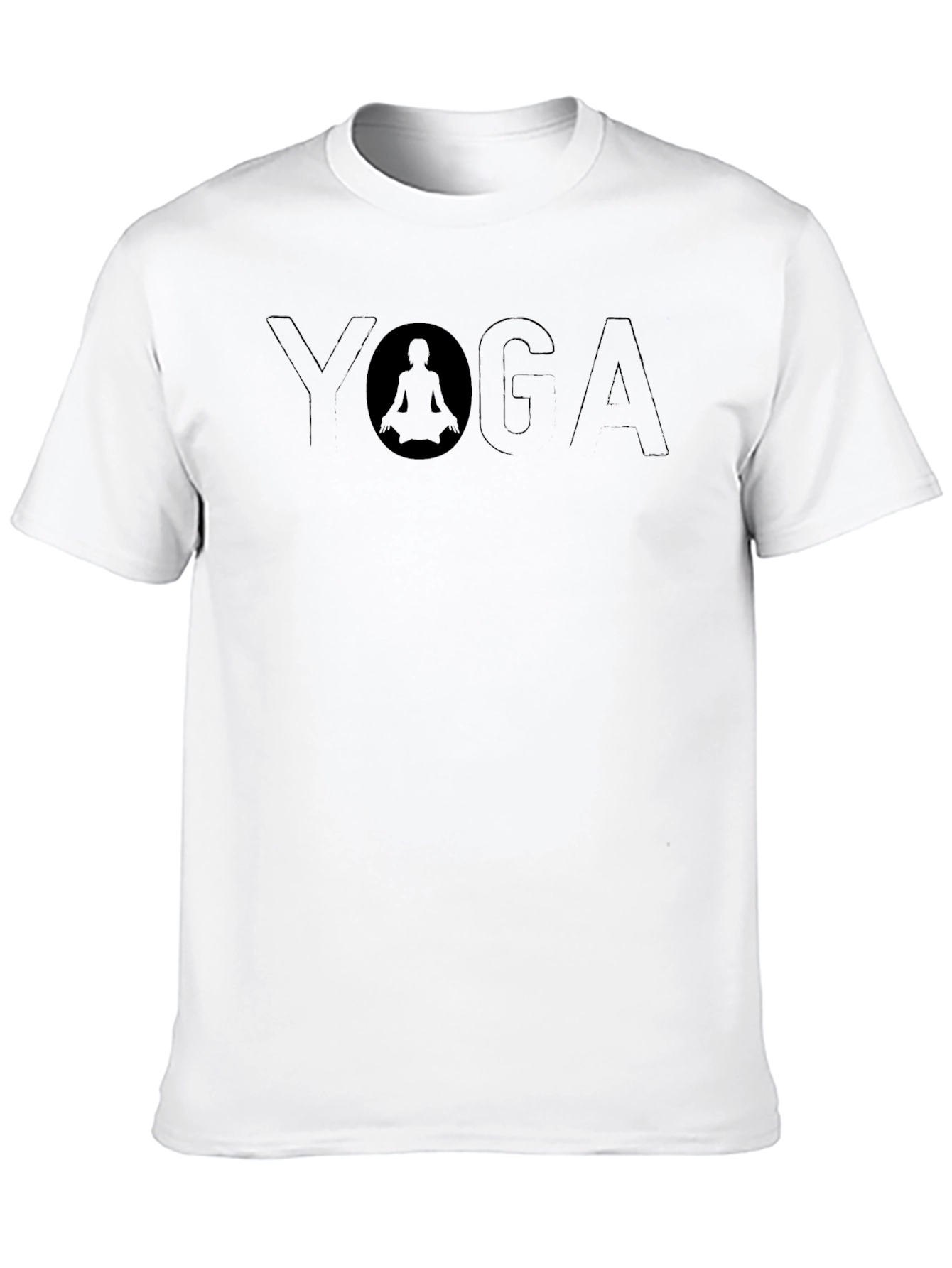 Yoga Graphic Black T-Shirt