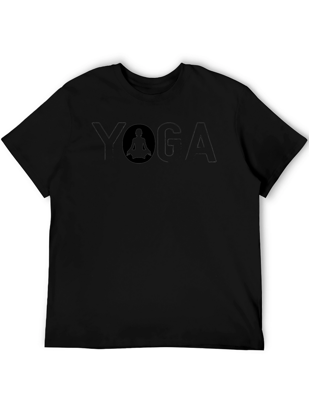 Yoga Graphic Black T-Shirt
