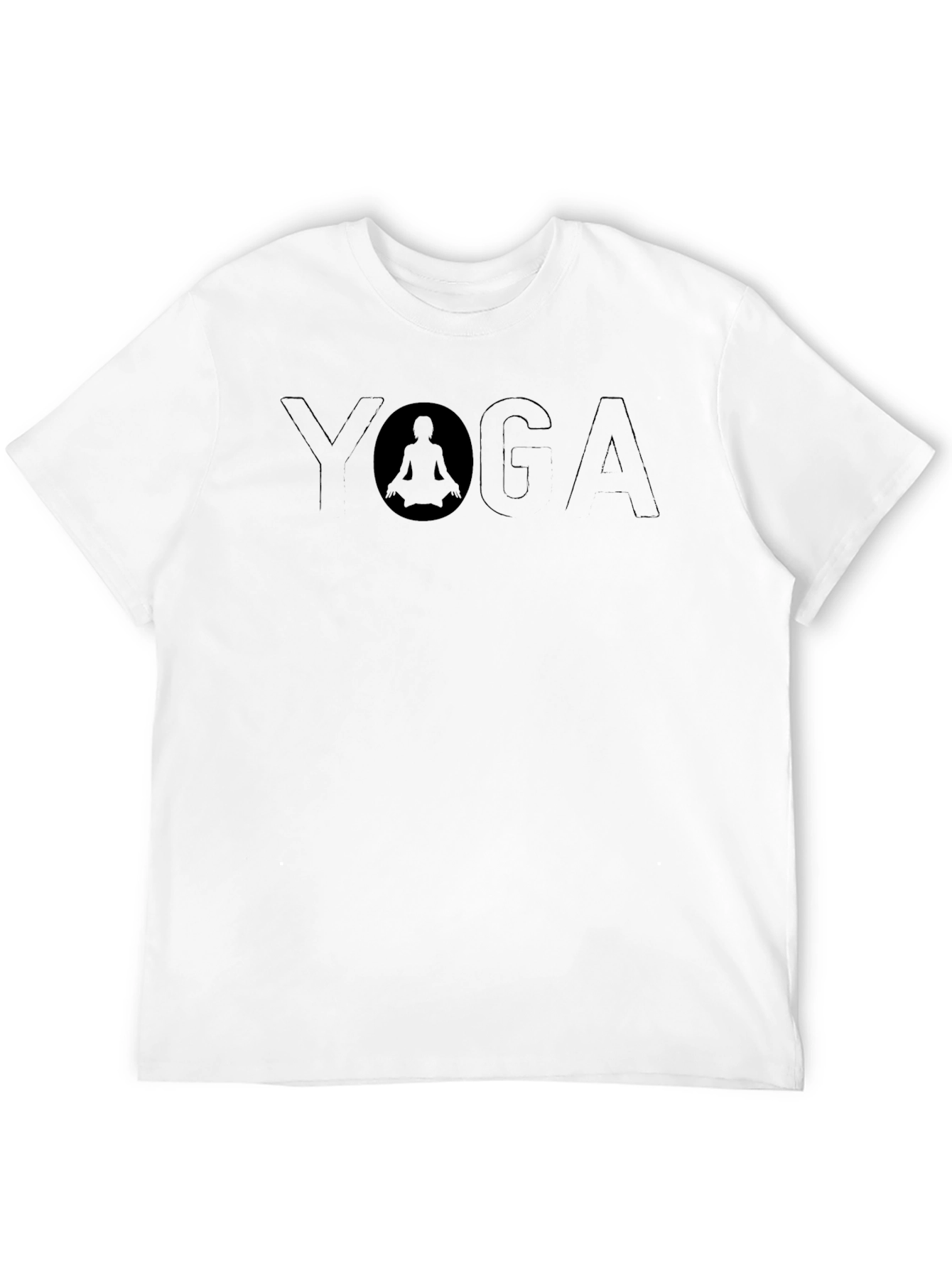 Yoga Graphic Black T-Shirt