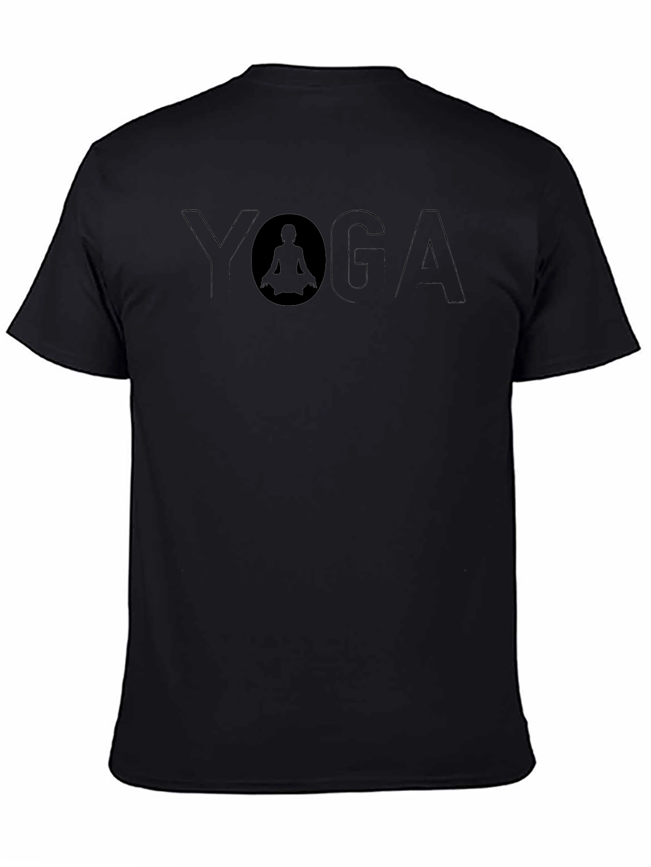 Yoga Graphic Black T-Shirt