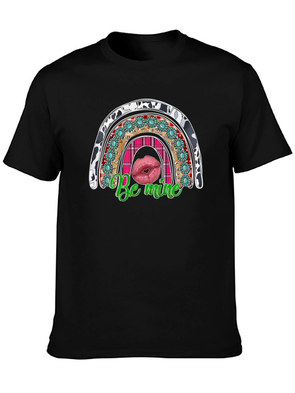 Be Mine Rainbow Valentines Day T-Shirt