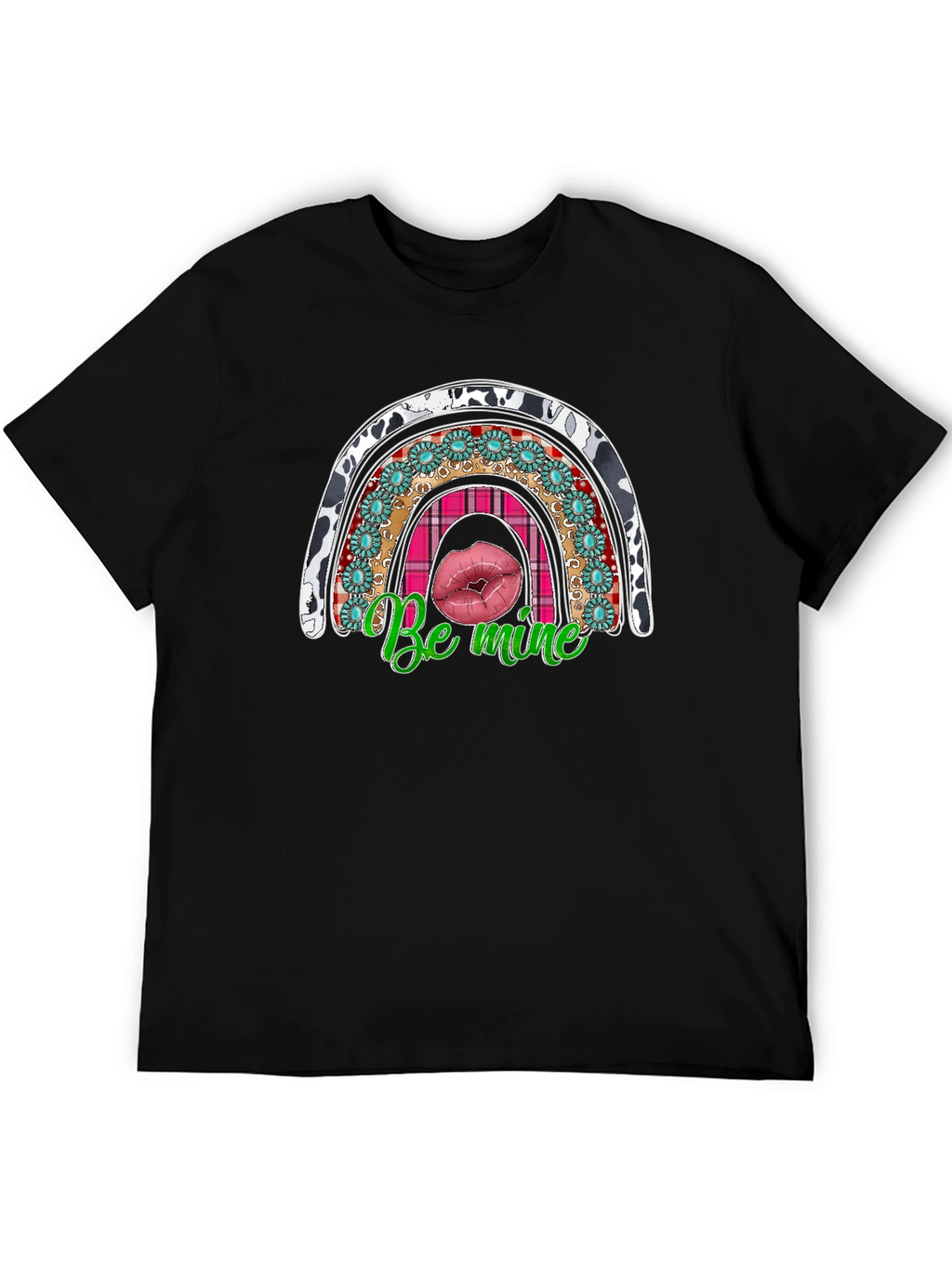 Be Mine Rainbow Valentines Day T-Shirt