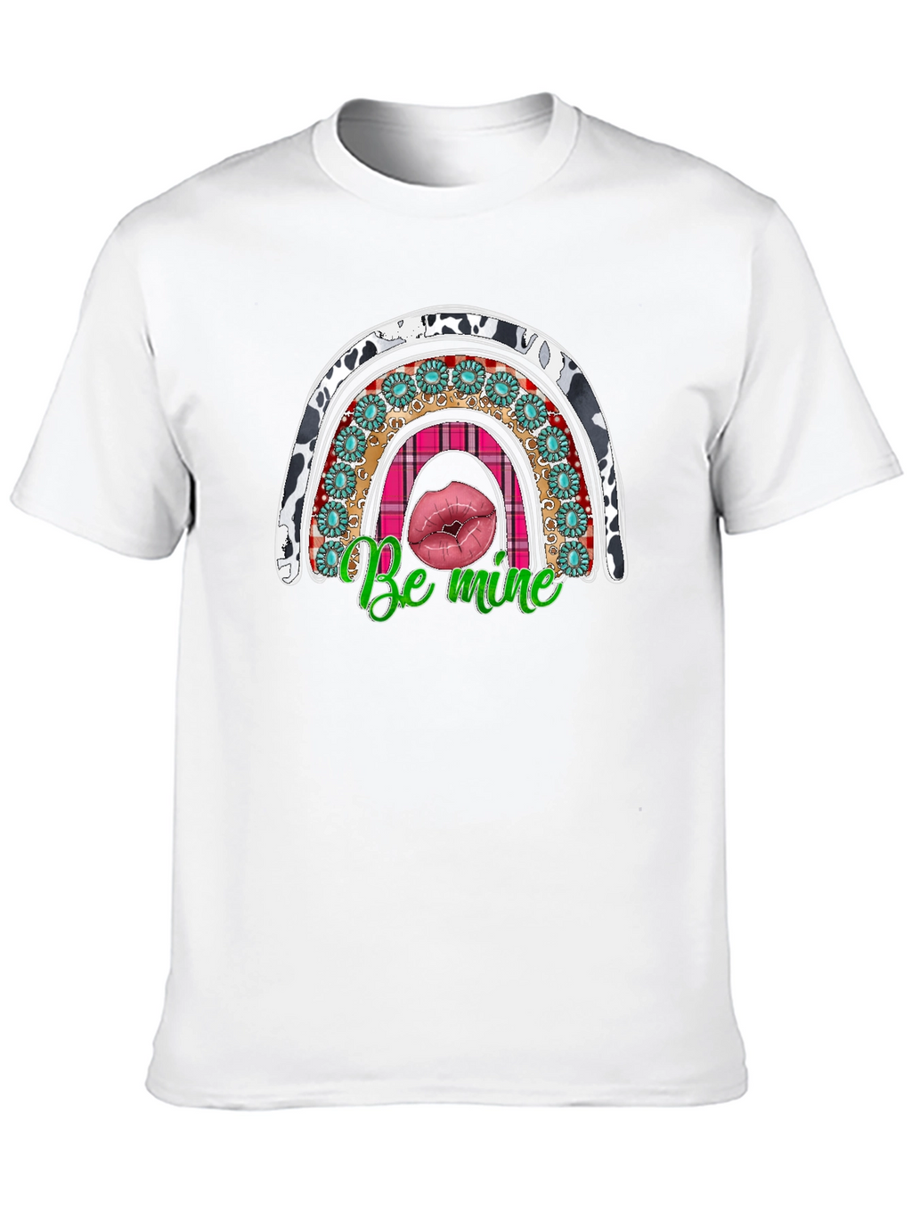 Be Mine Rainbow Valentines Day T-Shirt