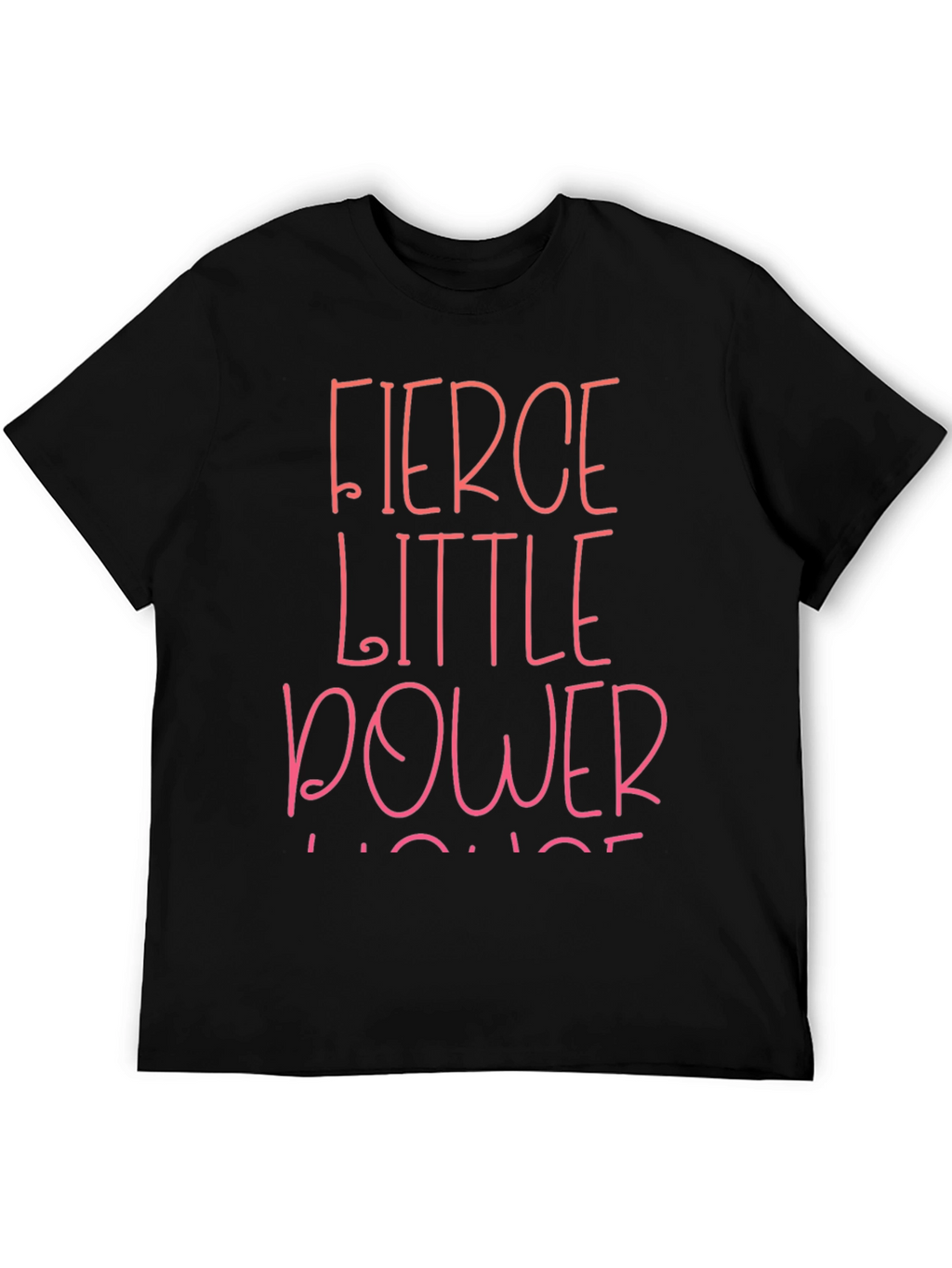 Fierce Little Power House Graphic Tee - Black