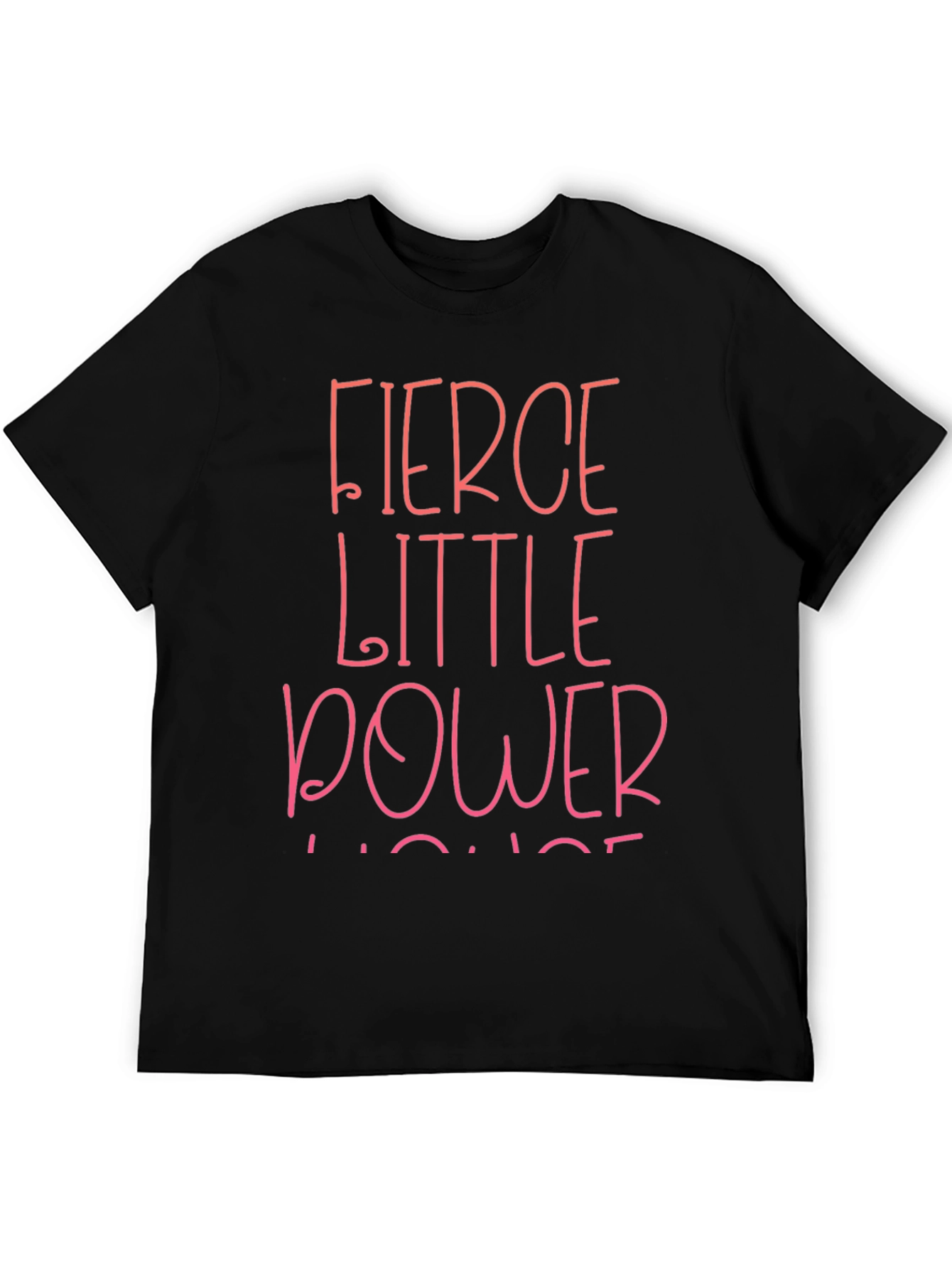Fierce Little Power House Graphic Tee - Black
