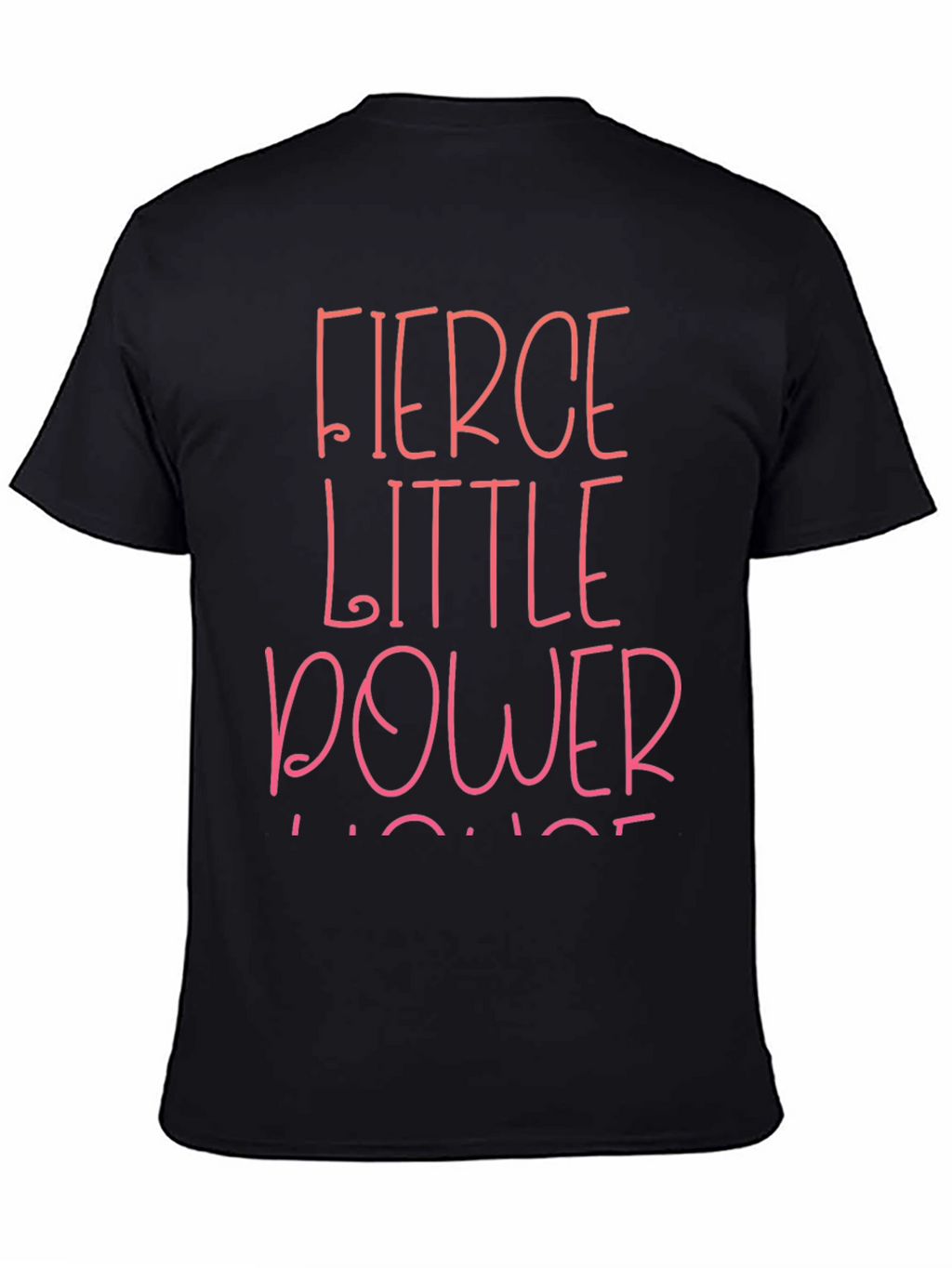 Fierce Little Power House Graphic Tee - Black