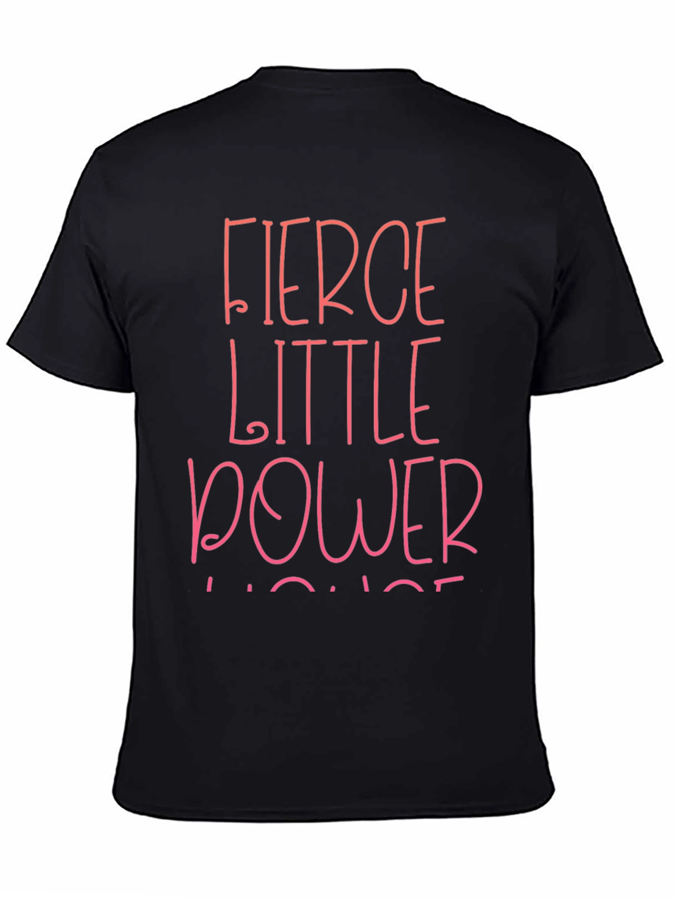 Fierce Little Power House Graphic Tee - Black