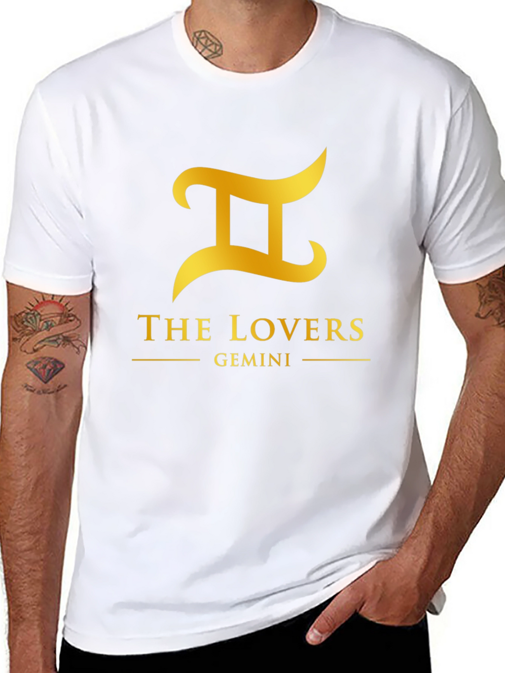 Gemini Lovers Zodiac Graphic Tee