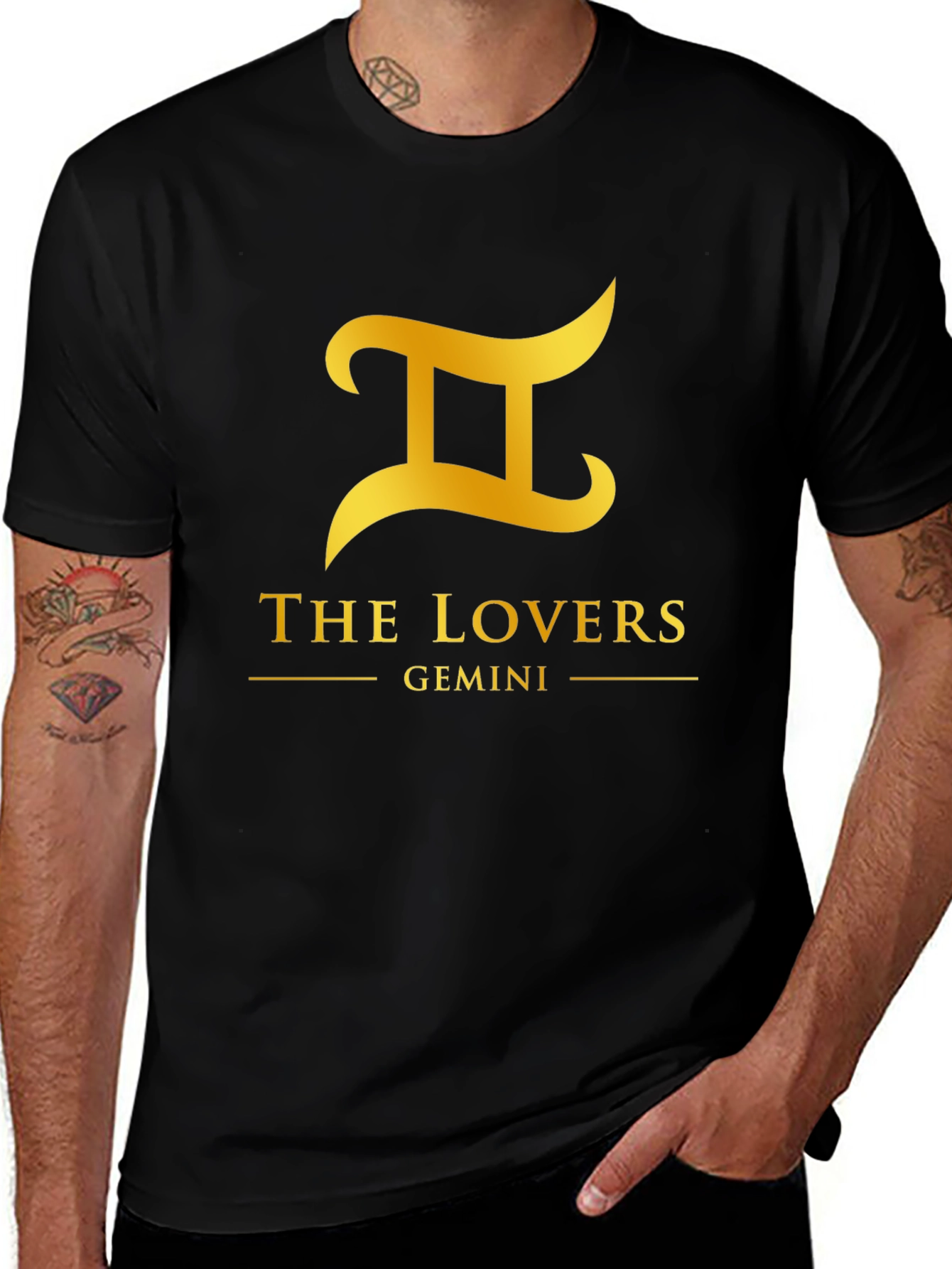 Gemini Lovers Zodiac Graphic Tee