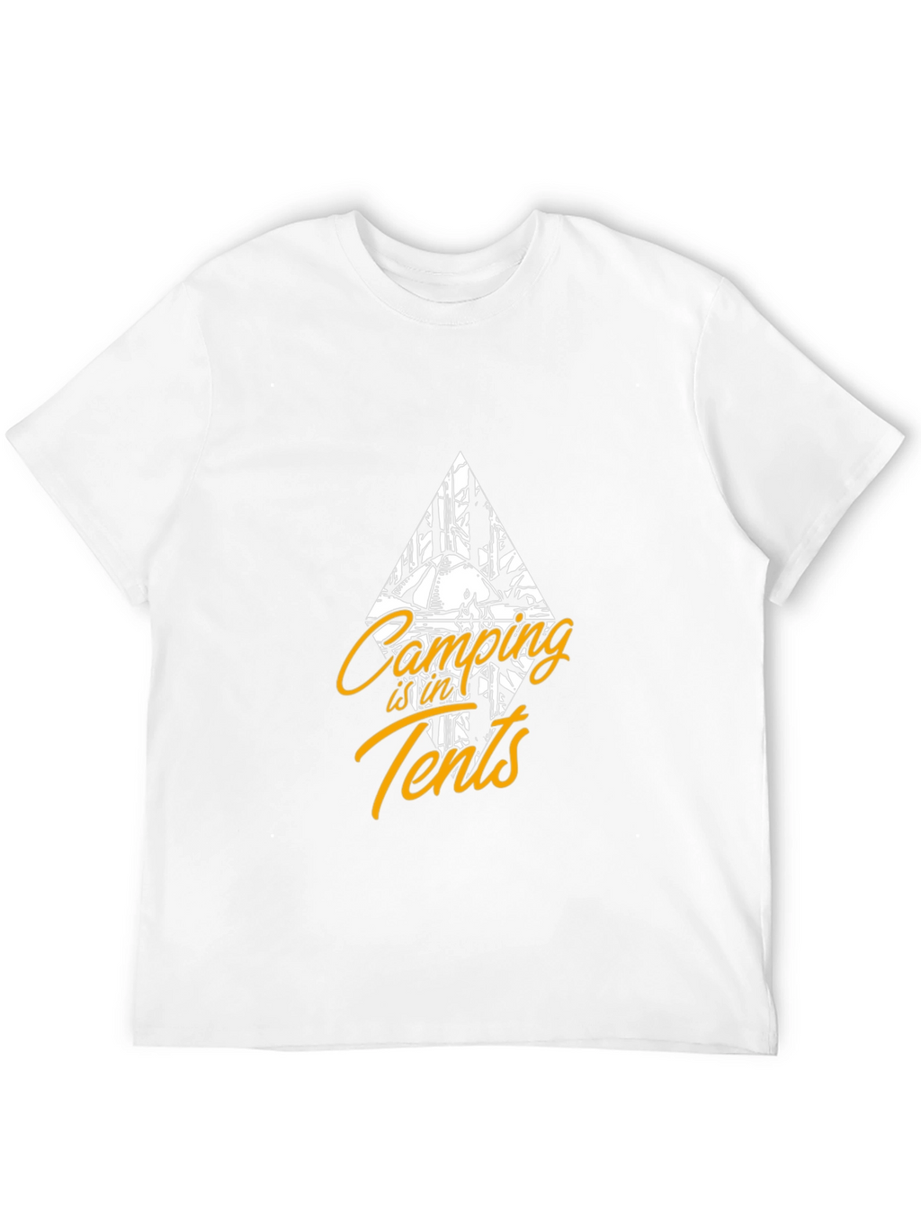 Camping in Tents Graphic Tee - Black
