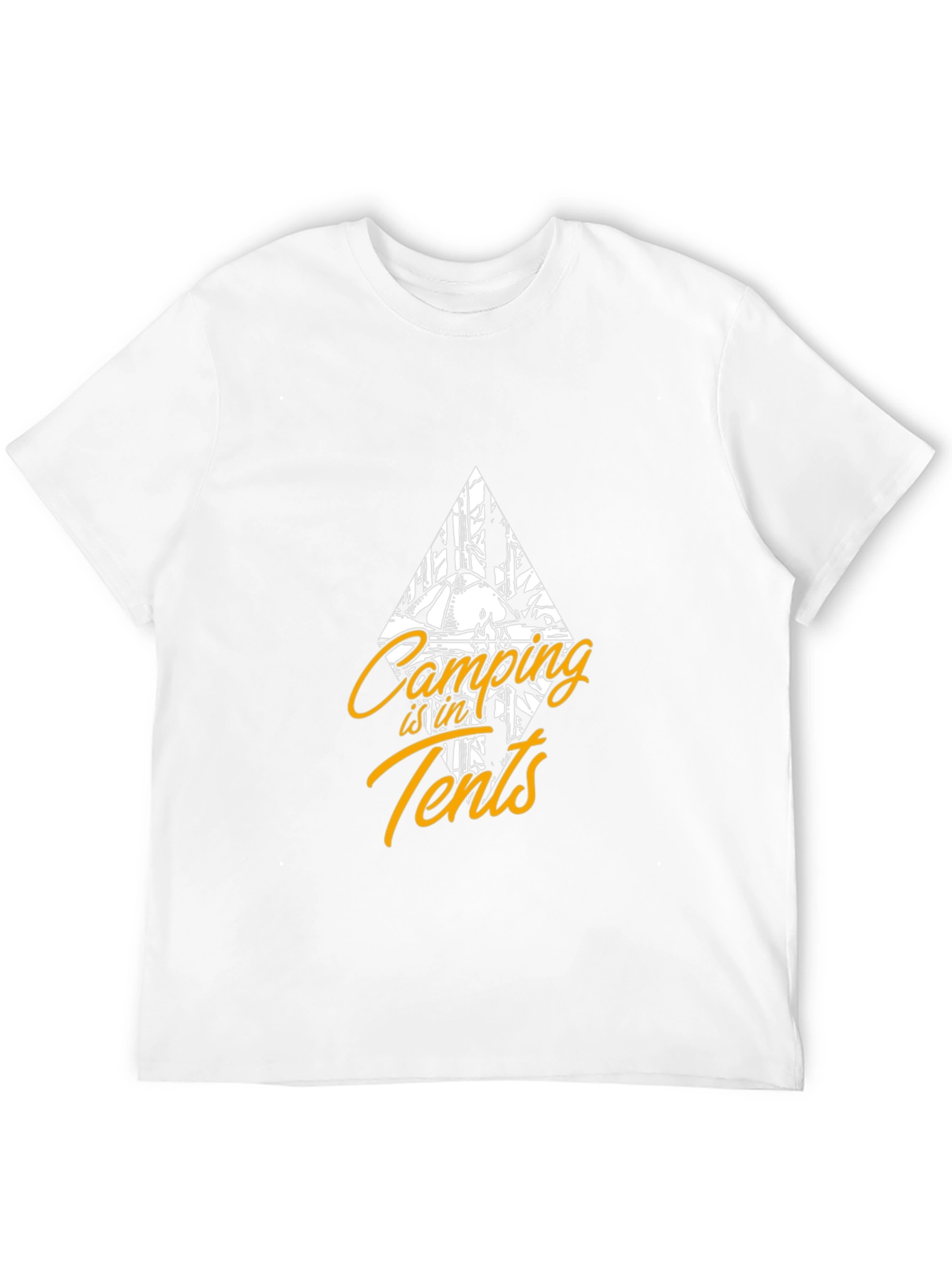 Camping in Tents Graphic Tee - Black