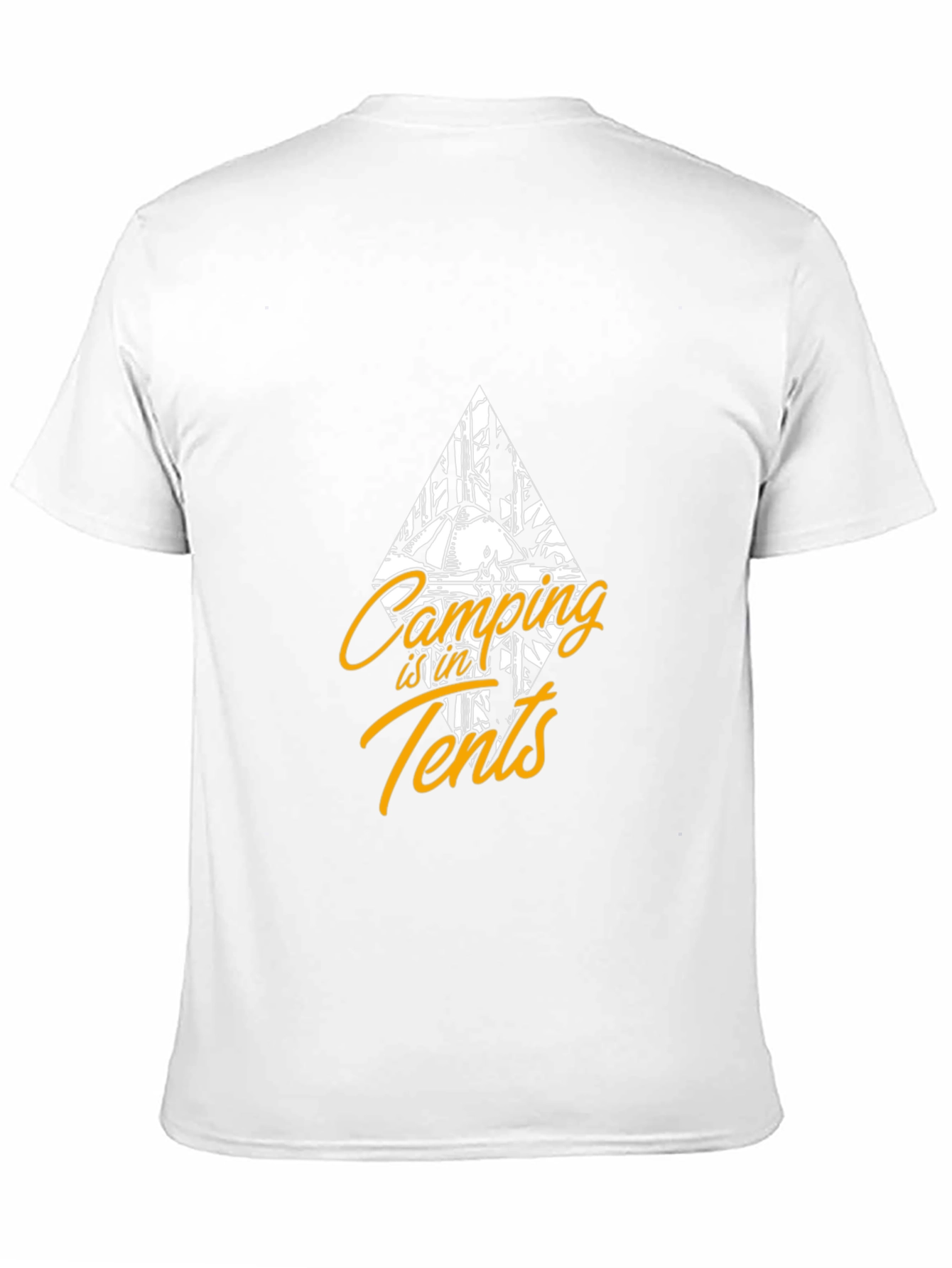 Camping in Tents Graphic Tee - Black