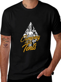 Camping in Tents Graphic Tee - Black