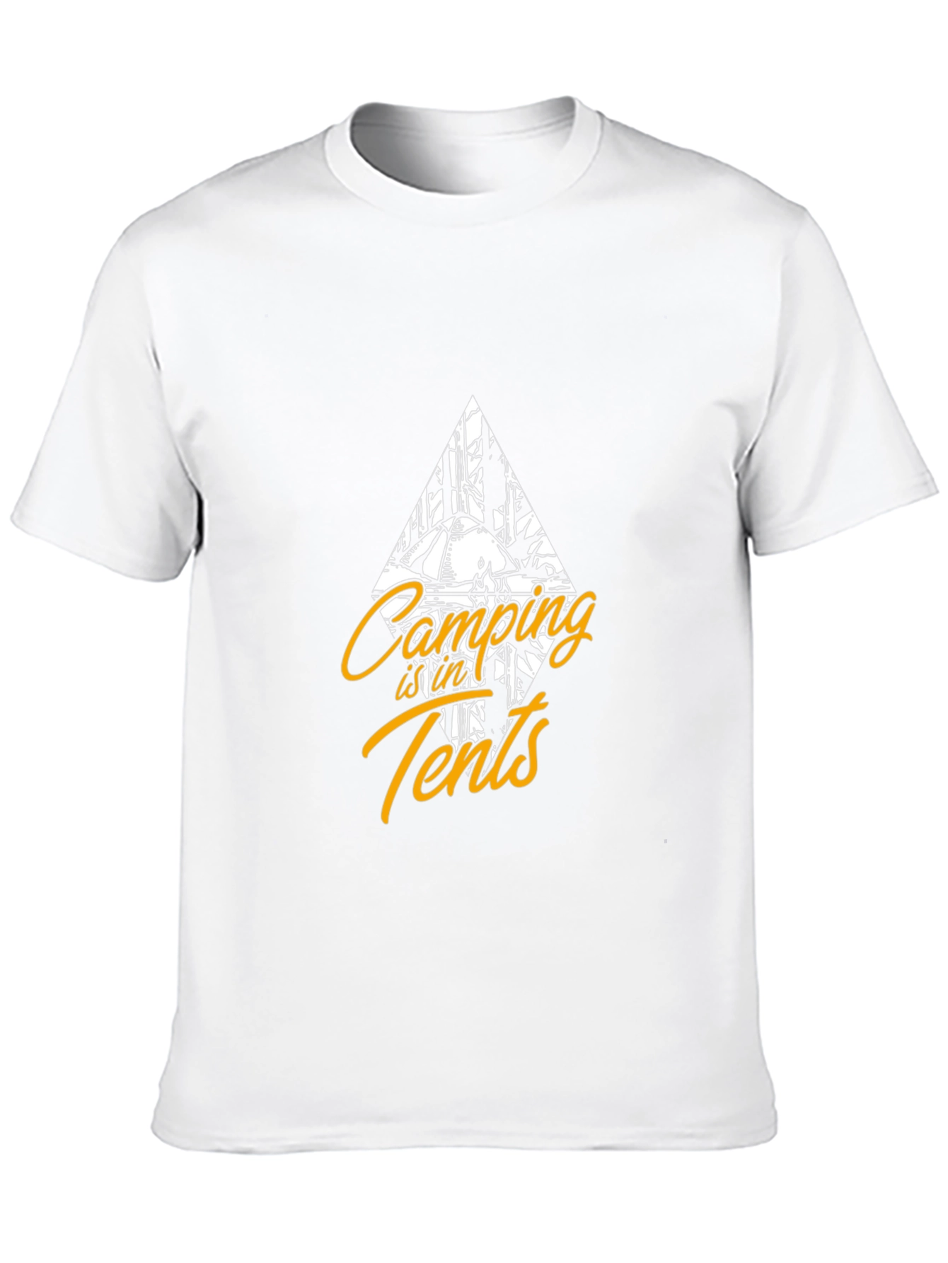 Camping in Tents Graphic Tee - Black