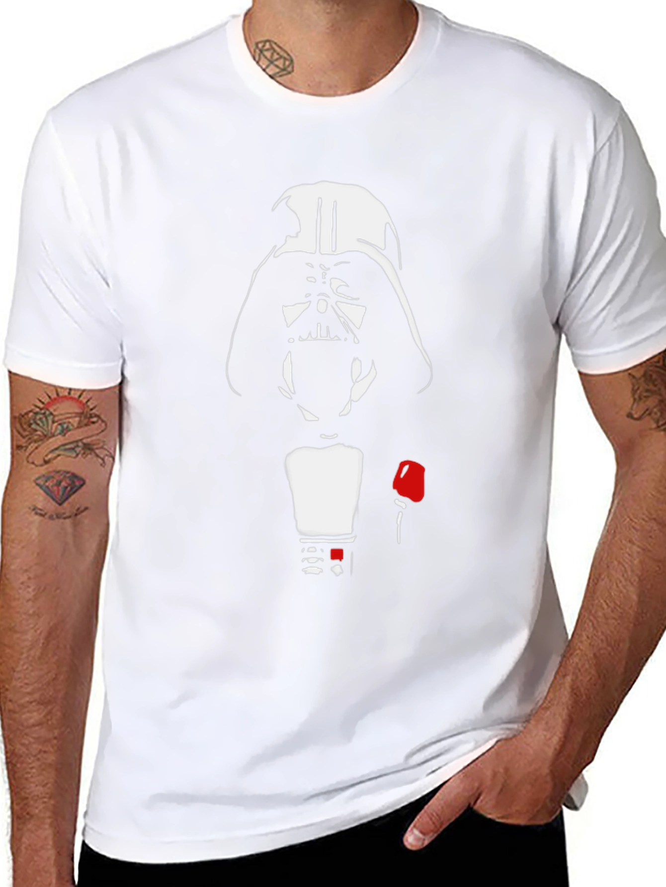 Darth Vader Godfather Mashup T-Shirt - Black