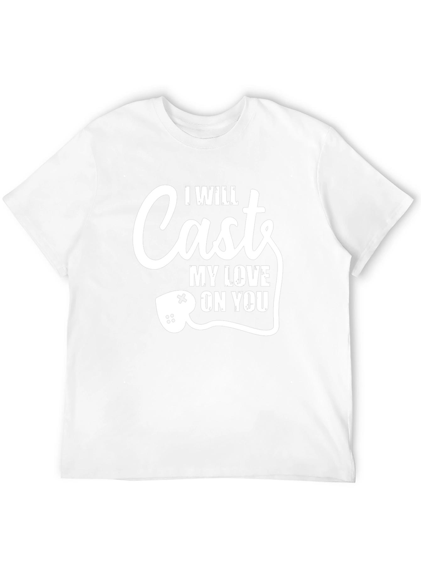 I Will Cast My Love On You Black T-Shirt